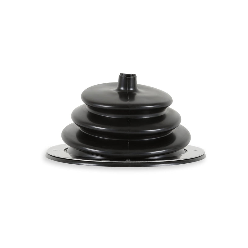 Small Round Mr. Gasket Shifter Boot, Black