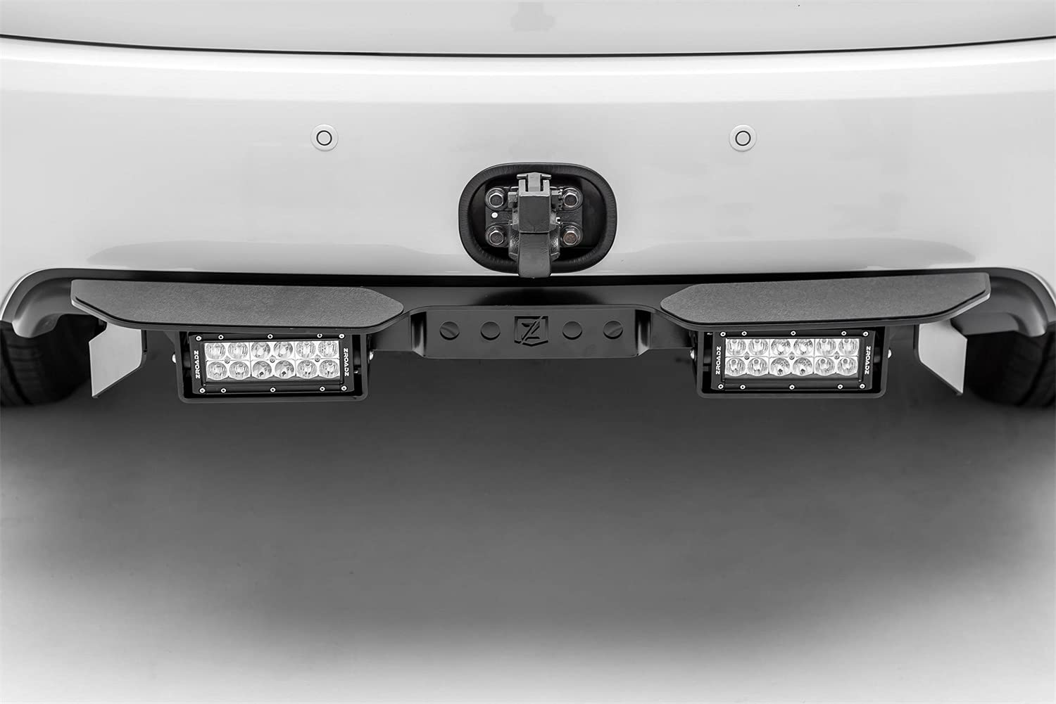 ZROADZ LED Mounting Bracket & Kit Under Rear Bumper - Compatible w/ 2010-2017 Nissan Patrol Y62 - with (2) 6 Inch ZROADZ LED Lights (Included) with Wiring Harness - PN Z387871-KIT