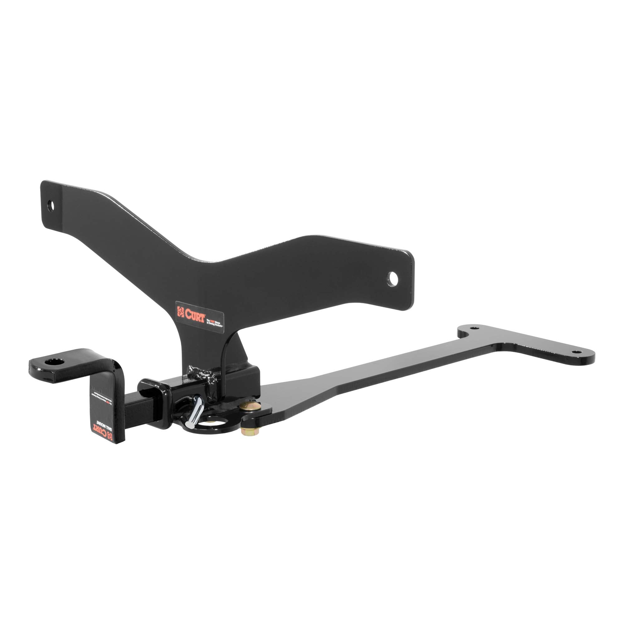CURT Class 1 Trailer Hitch with Ball Mount, 1-1/4-In Receiver, Fits BMW 535i, 535i xDrive, 550i, 550i xDrive Select