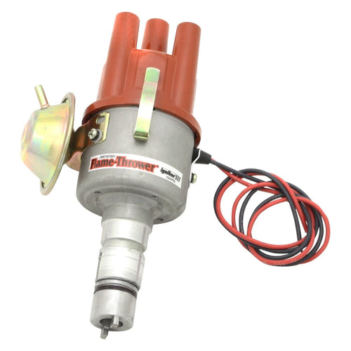 Pertronix Flame-Thrower D7181504 Plug and Play Vacuum Advance Electronic Distributor with Ignitor III for Alfa Romeo