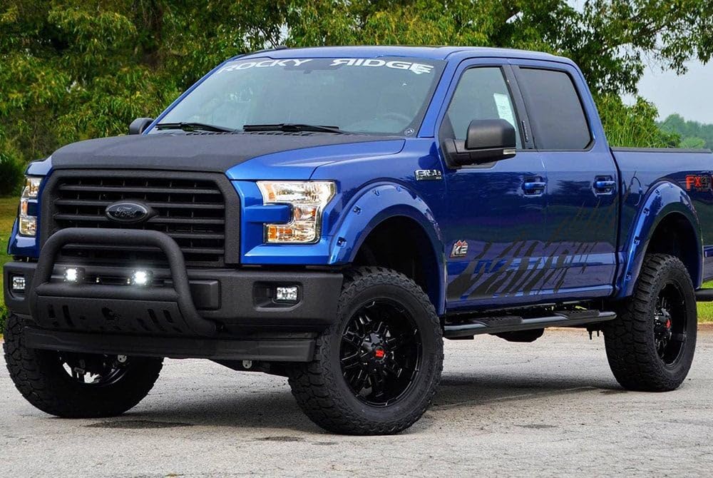 Bull Bar Black Horse Off Road Skid Plate Compatible with 2011-2023 Dodge Durango-BBDG700A-SP