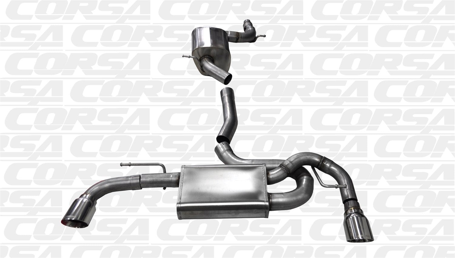 Cat Back Exhaust Corsa 14491 (VW Golf GTI MK6 2.0L Turbo)