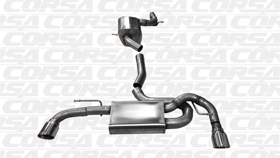 Cat Back Exhaust Corsa 14491 (VW Golf GTI MK6 2.0L Turbo)