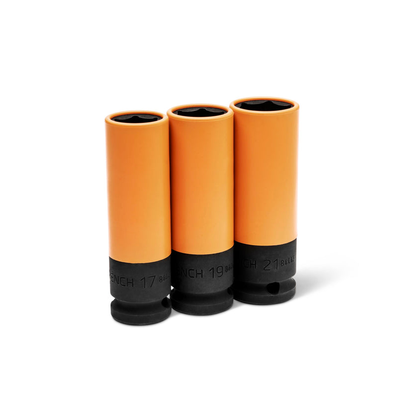 1/2" Drive GEARWRENCH High-Strength Wheel Protector Impact Metric Socket Set | 84946 3 Piece