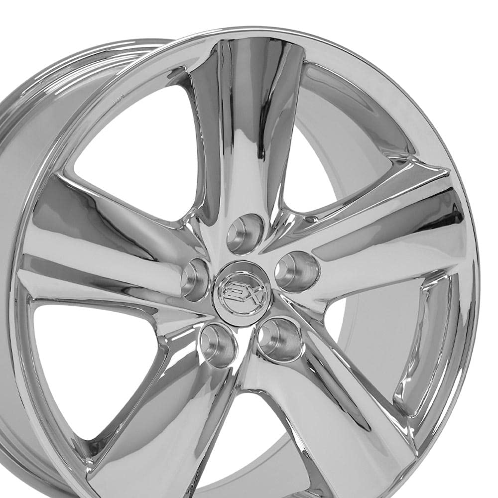 18 Inch OE Wheels LX19 Rim Fits LS460 Style 5x114.3 18x8 Chrome - Hollander 74196 (1)