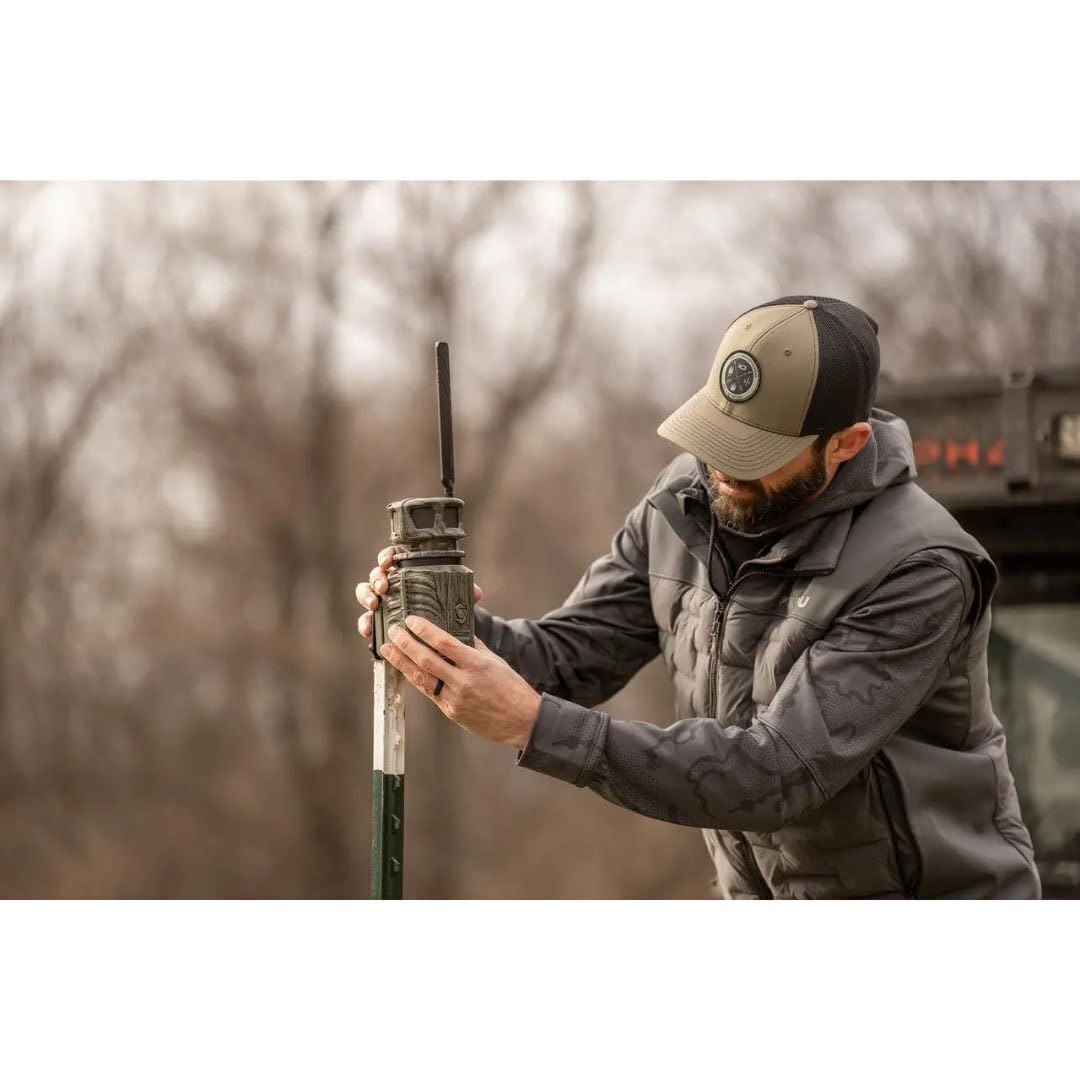 Revolver Stealth Cam 36MP Photo 1080P HD Video at 30 FPS 0.4 Sec Trigger Speed 360-Degree Panoramic View Built-in GPS Hunting Cellular Trail Camera, Verizon and AT&T