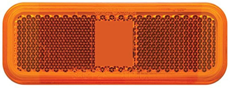 Amber Optronics A-44ABP Replacement Lens for Rectangular Marker/Clearance Light