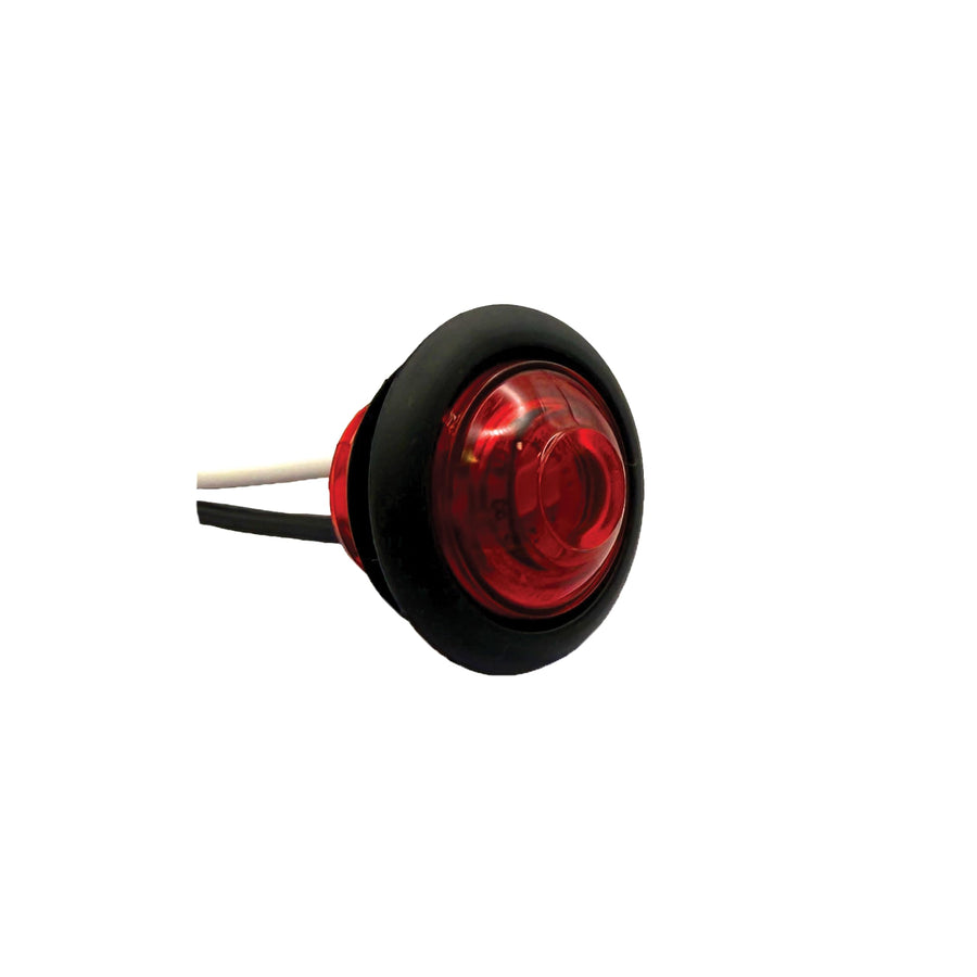 Red RV Designer L924 Round PC-Rated LED Marker Light, DOT‑Compliant