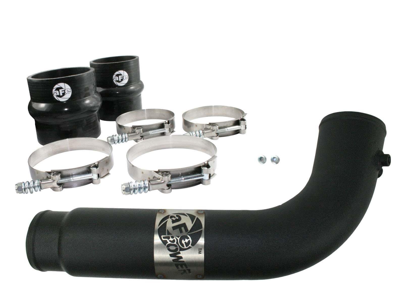 aFe POWER 3-1/2 IN BladeRunner Aluminum Cold Charge Pipe Black - #46-20039