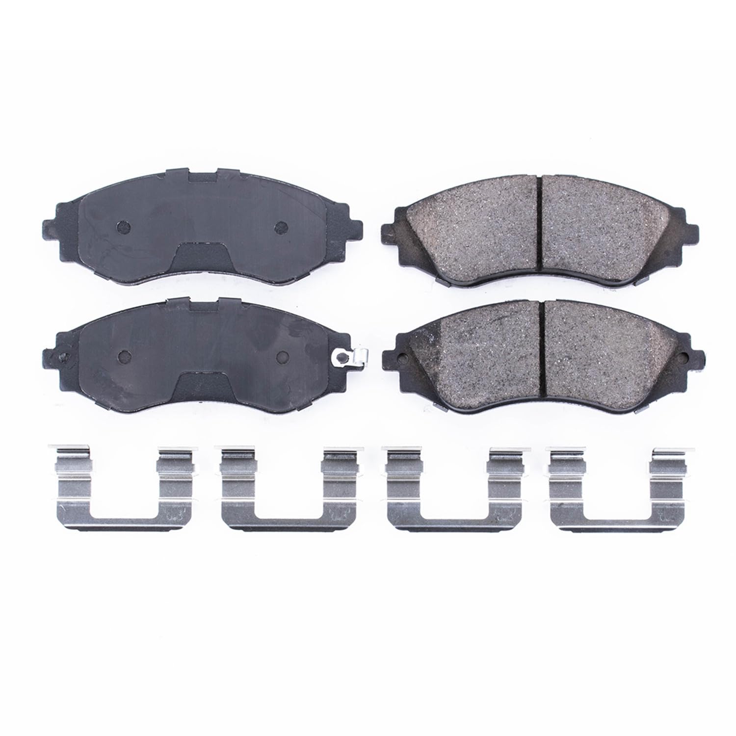 Power Stop Front Brake Kit For Aveo Chevrolet 2004-11 |Aveo5 2006-11 |Optra 2004-07 |Spark 2013-15 |Spark EV 2014-16 |Lanos 2000-02 - Ceramic Brake Pads With Installation Hardware, 17-797