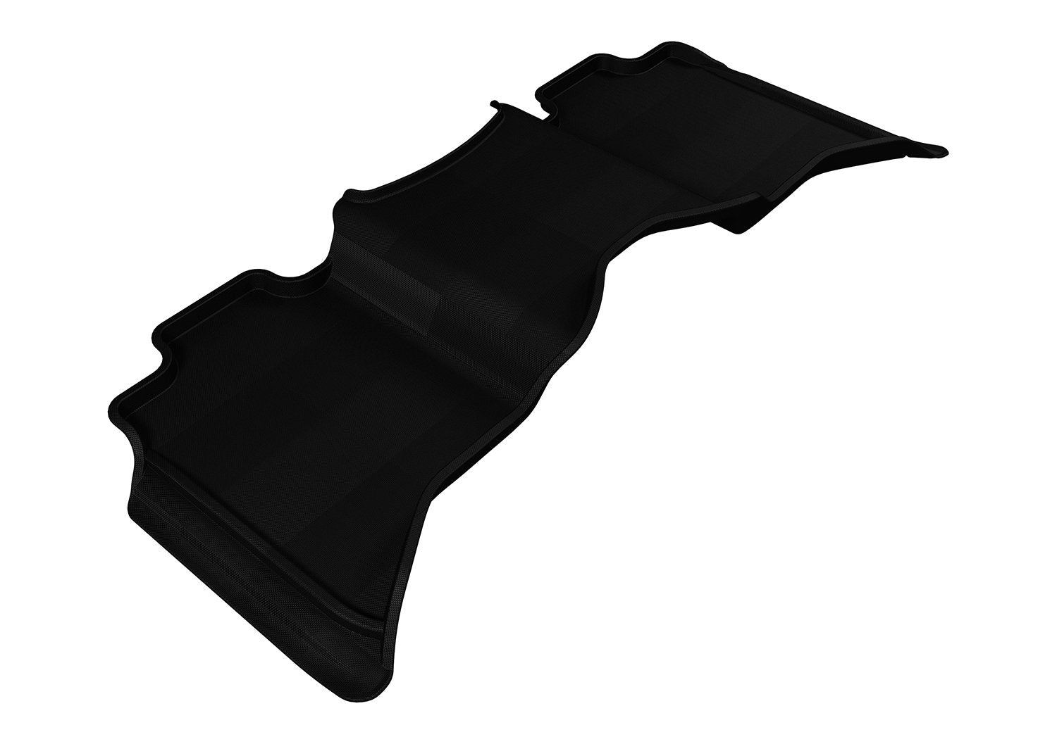 Second Row 3D MAXpider-L1DG01721509 Custom Fit All-Weather Floor Mat for Select Dodge RAM 1500 Models - Kagu Rubber (Black)