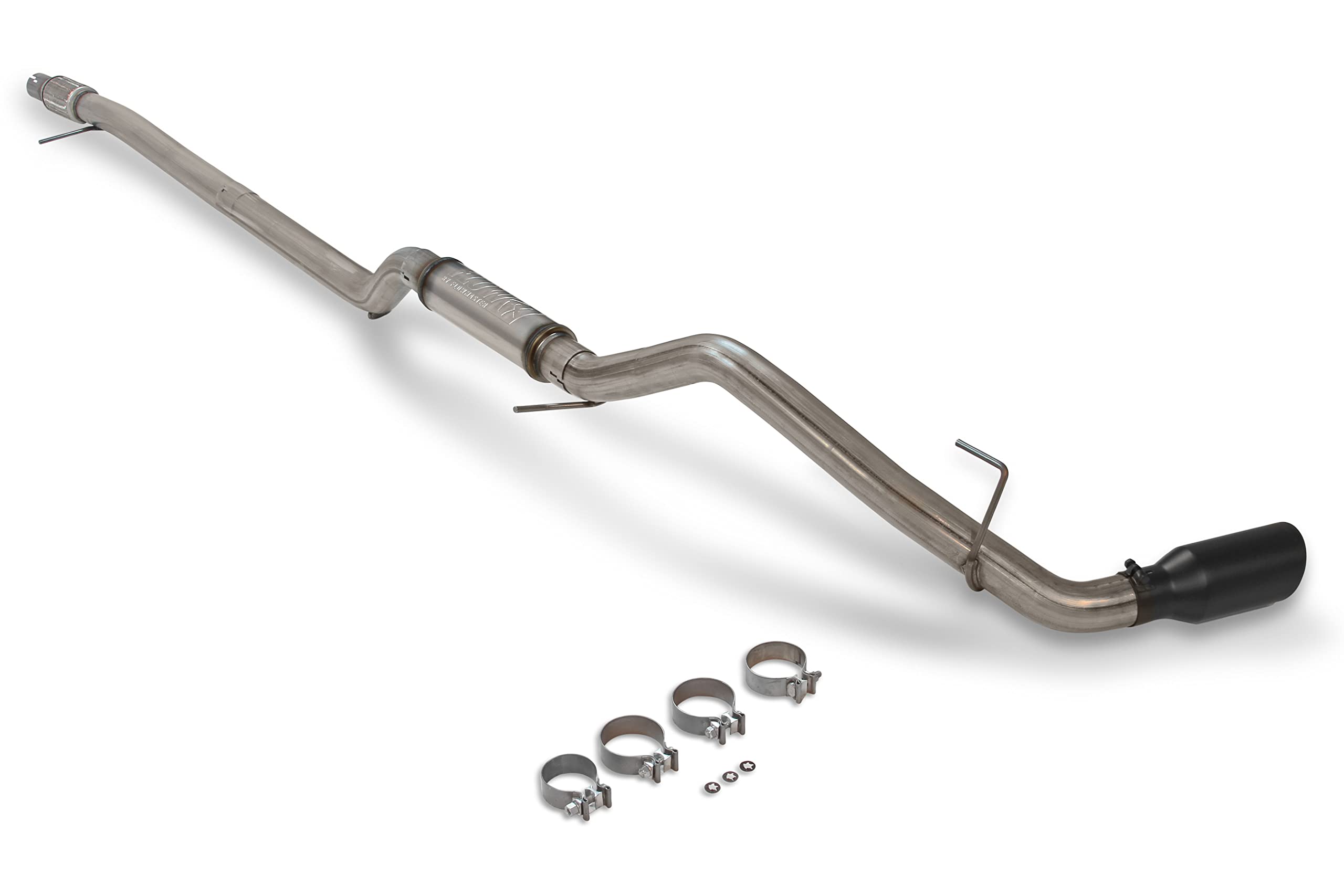 Flowmaster FlowFX 717909 Cat-Back Exhaust Kit 3 Inch 409 Stainless Steel 4.5 Inch Black Ceramic Tip Compatible with 2019-2023 Ford Ranger 2.3L Ecoboost Crew Extended Cab 2/4 WD 126.8 Inch Wheelbase