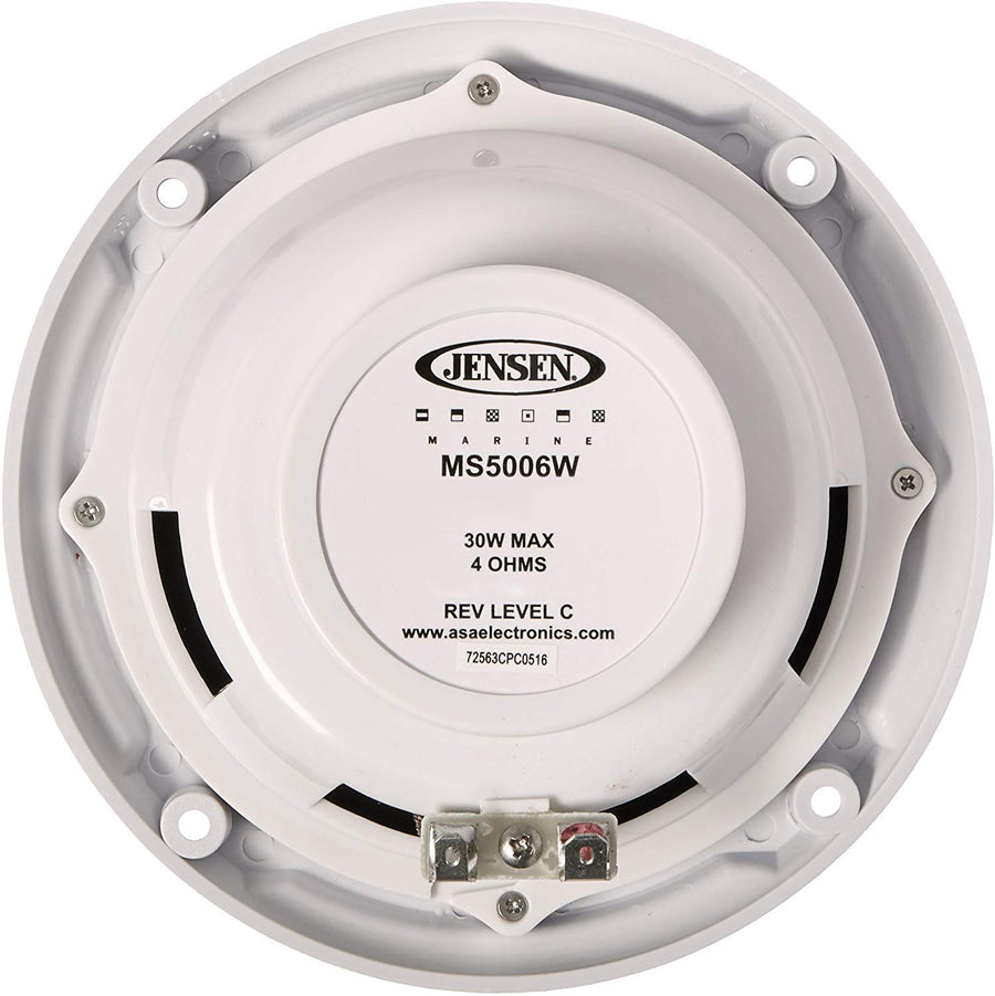MS5006W ASA Jensen 5.25" Waterproof Marine Speaker - White
