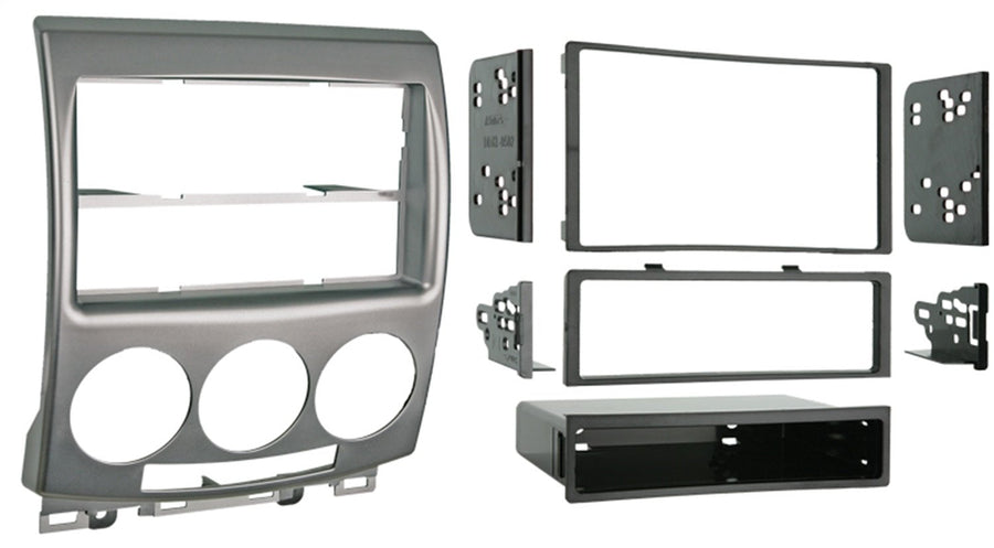 Metra Single DIN/Double DIN 99-7509 Installation Kit for 2006-2007 Mazda 5 Vehicles (Silver)