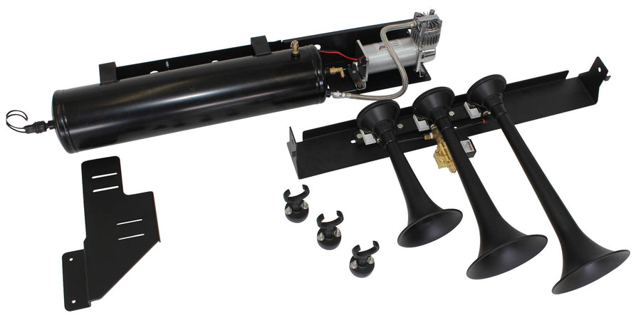 Kleinn Air Horns Bolt-On VELO-734 Train Horn/Ultimate Onboard Air System for Ford F-150/Ford Raptor Trucks