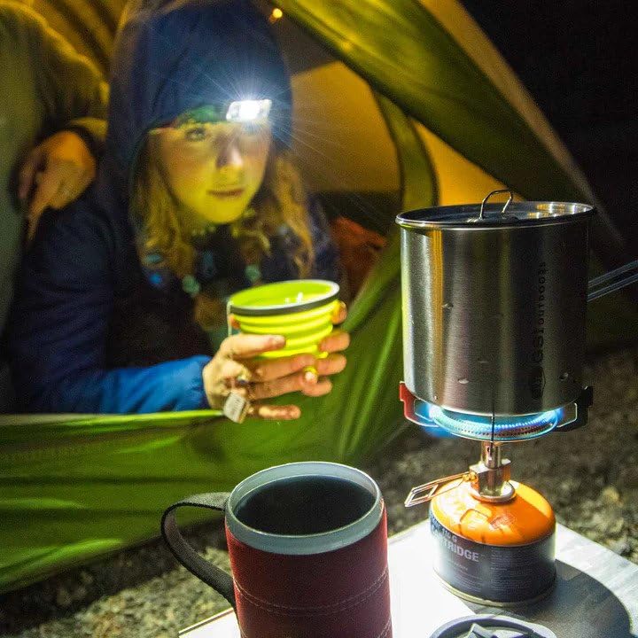 GSI Outdoors Camp Stove Glacier - High-Output Stove for Larger Pots Car Camping and Base Camp