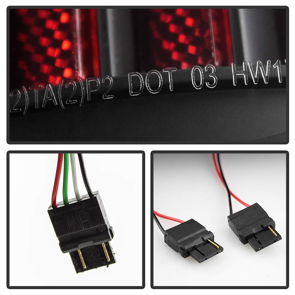 LED Tail Lights Xtune (ALT-ON-CCO04-LED-BK), Black