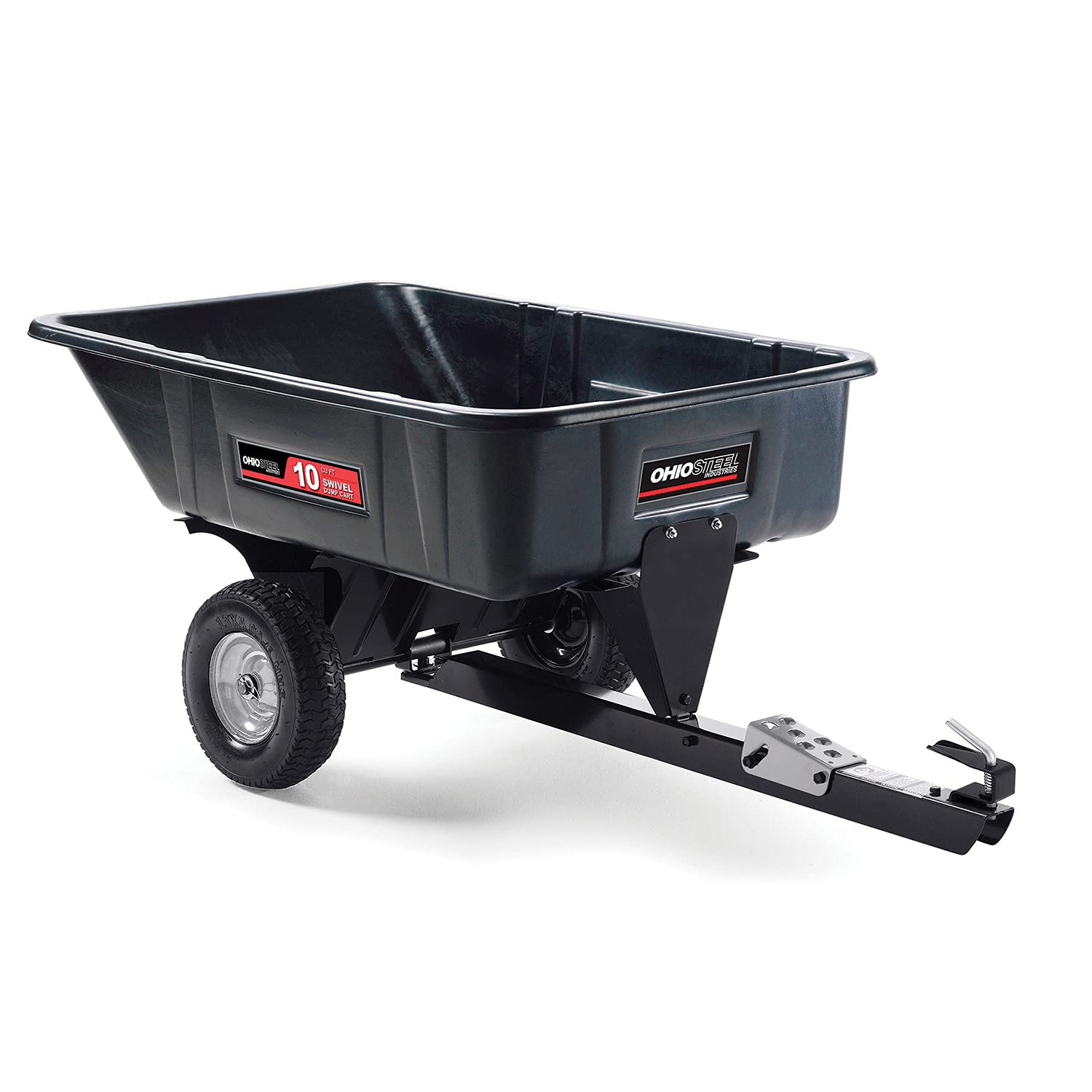 Poly Swivel Dump Cart Ohio Steel 3040P-SD, 10 cu.ft., 600 lb Load Capacity