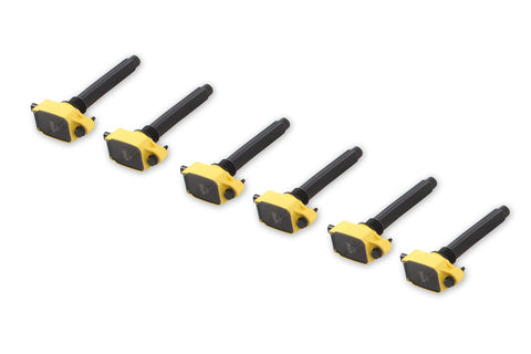 SuperCoil ACCEL 140648-6 Ignition Coil - Yellow - 6-Pack