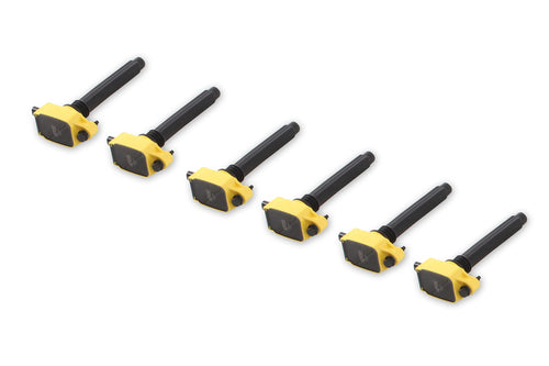 SuperCoil ACCEL 140648-6 Ignition Coil - Yellow - 6-Pack