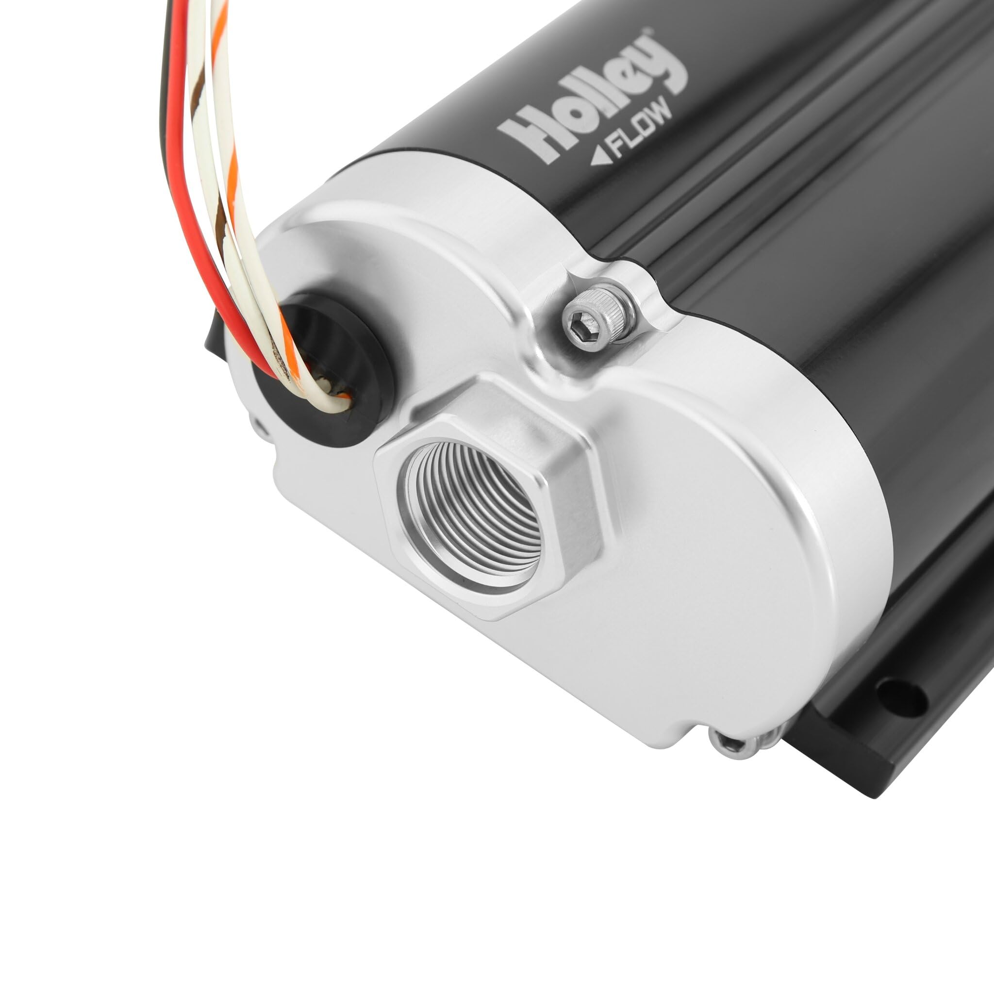 Dominator 200 GPH Holley In-Line Billet Fuel Pump (Dual Inlet)