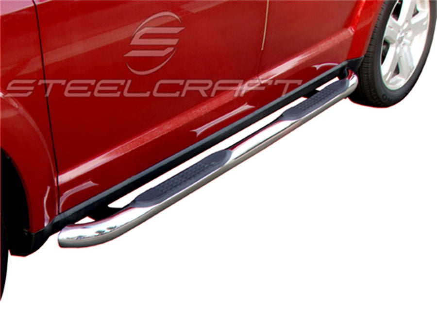 3 in. Round Side Bar Steelcraft Black Powdercoat 3 in. Round Side Bar