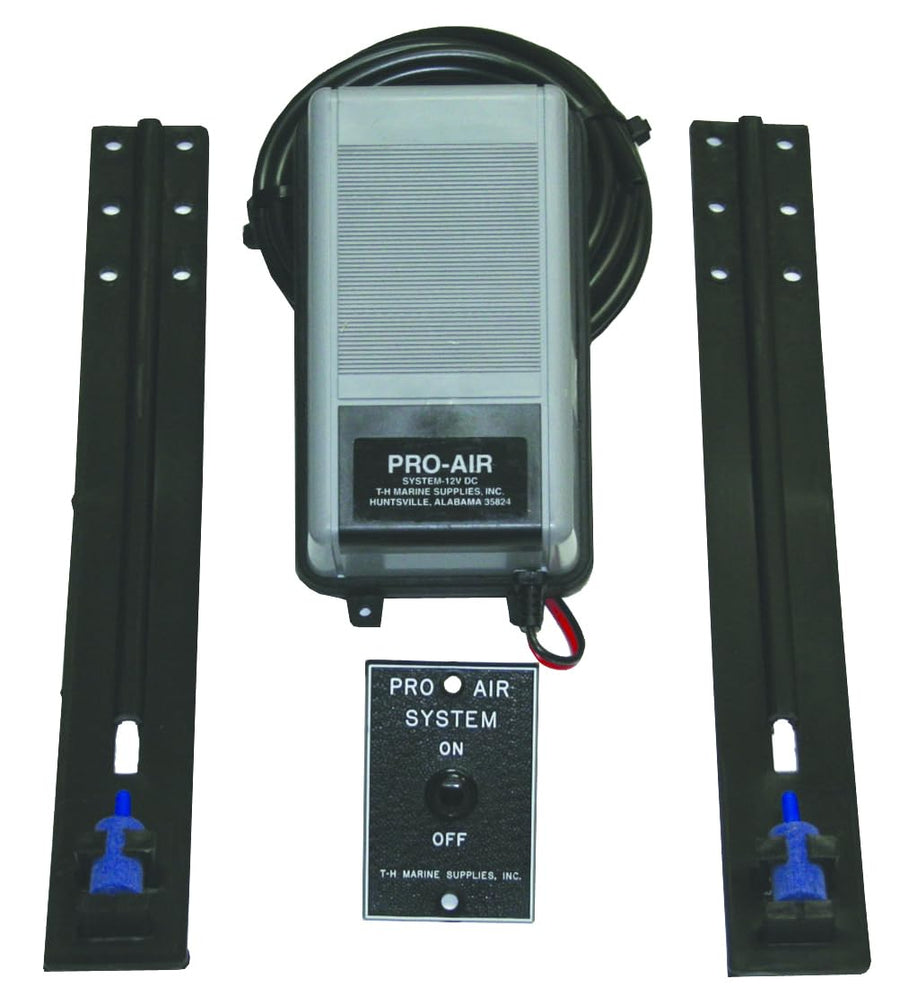 30 GPM Air Pump - T-H Marine Pro Air Aeration System - Battery Powered - Includes Pump, Air Stones, Mounts, Switch Panel, 20ft Tubing