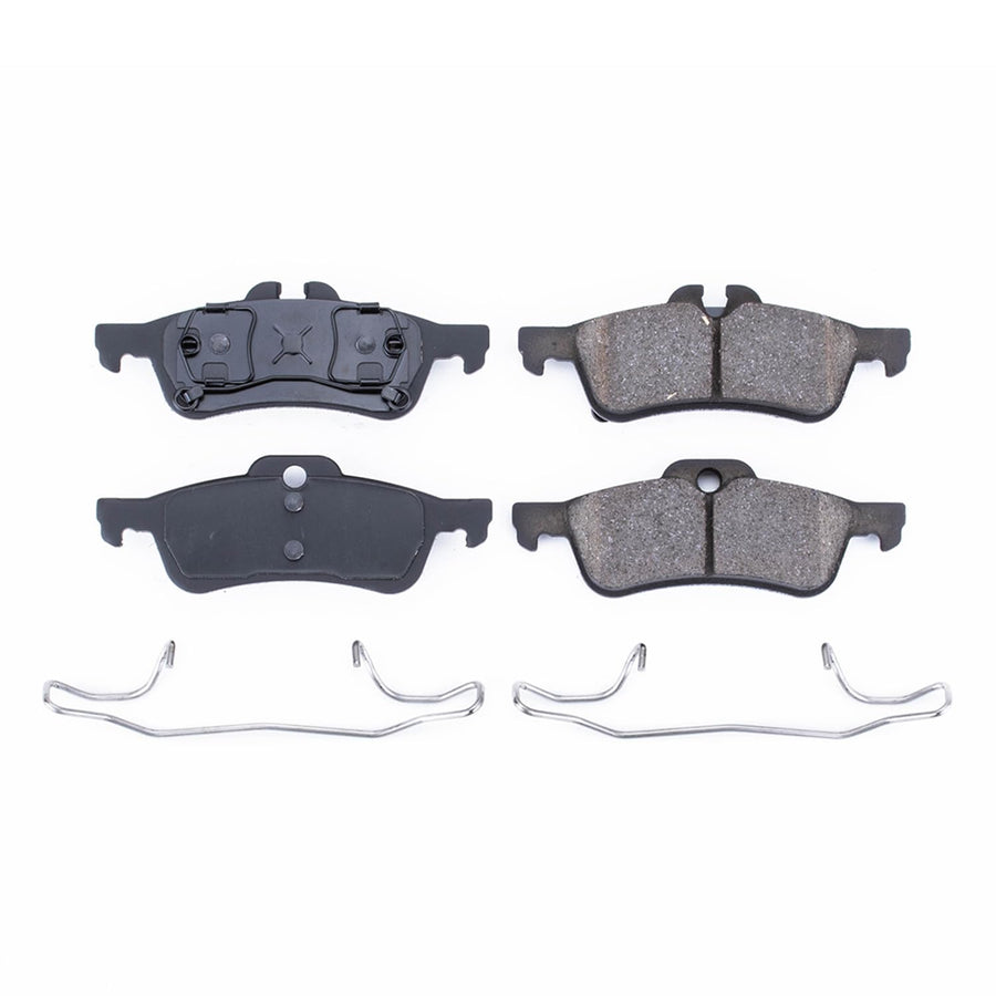 Rear Brake Kit Power Stop For Mini Cooper 2004-08 - Ceramic Brake Pads With Installation Hardware, 17-1060