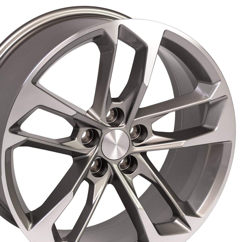 20 Inch OE Wheels CV29 Rim Fits Camaro 50th Anniversary Style 5x120 20x9.5 Gloss Gunmetal Machined - Hollander 5816 (1)