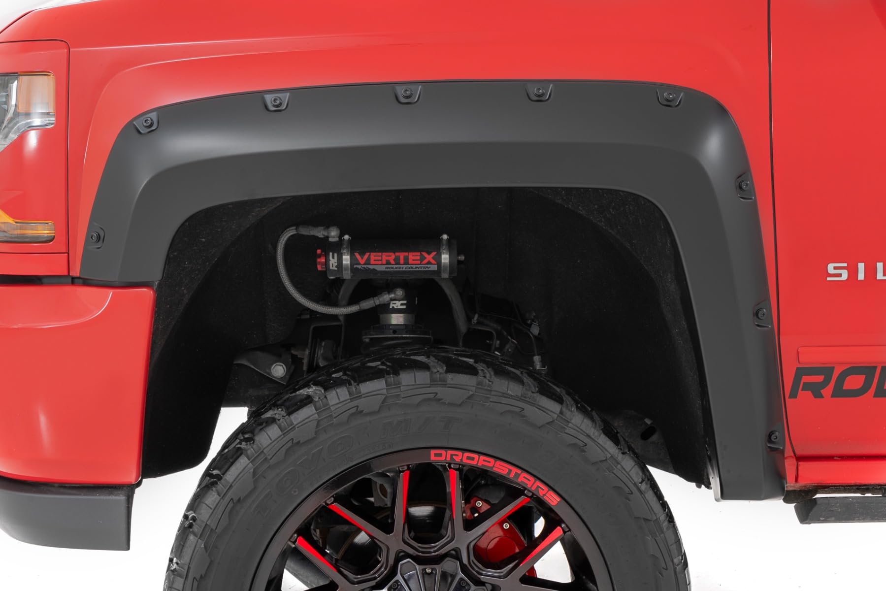 Rough Country Fender Flares Pocket for 2014-2018 Chevy 1500 - F-C11413A-GBA