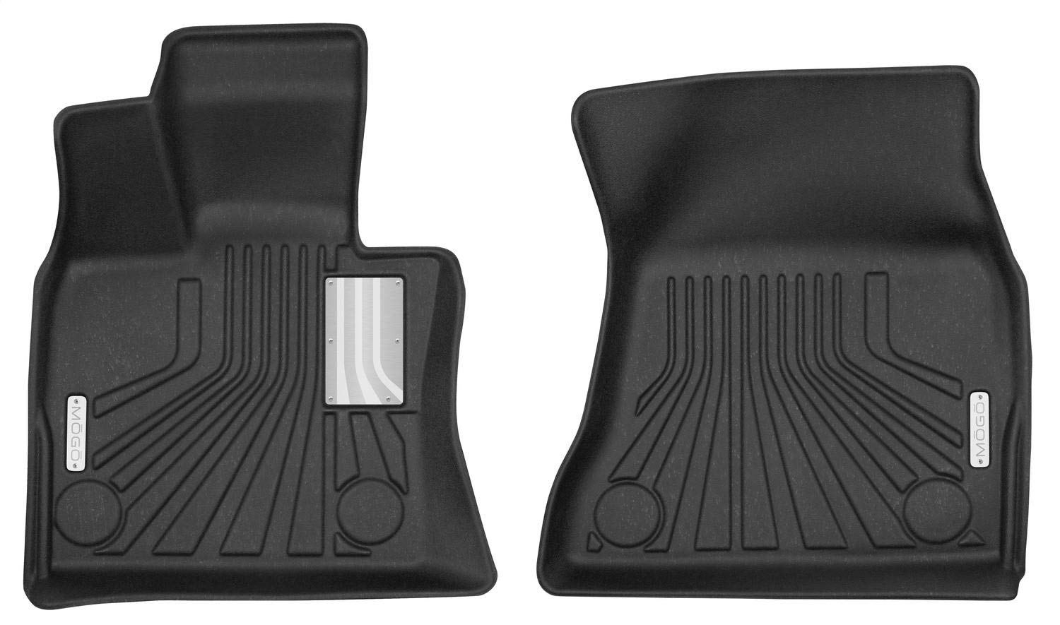 Husky Liners Front MOGO | Floor Liners - Black | 70071 | Fits 2014-2018 BMW X5 2 Pcs