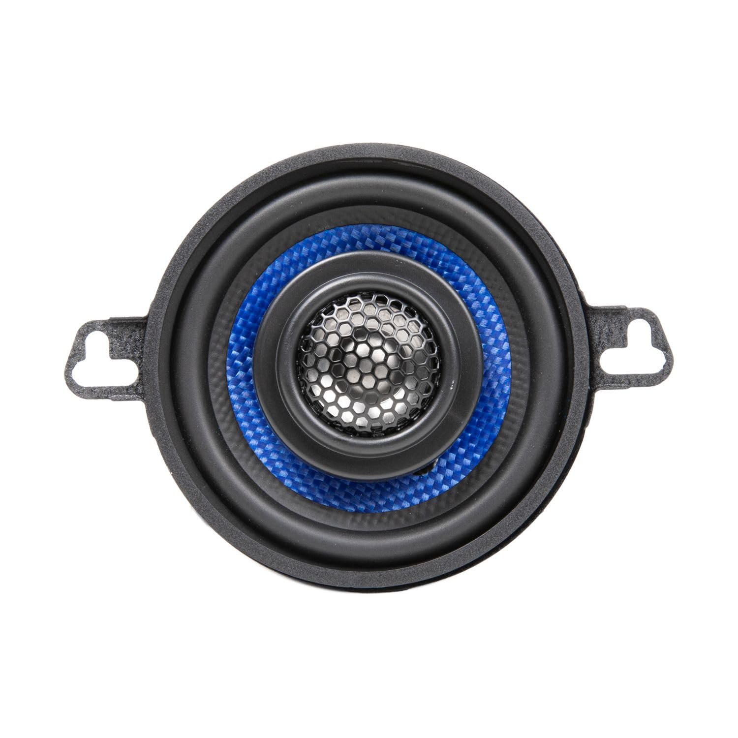 Hifonics Colossus Classic HCC35CX 3.5" Car Speakers - 2-Way Coaxial System with 50W Peak Power, Aluminum Dome Tweeters & Blue Woven Fiber Cones (Pair)