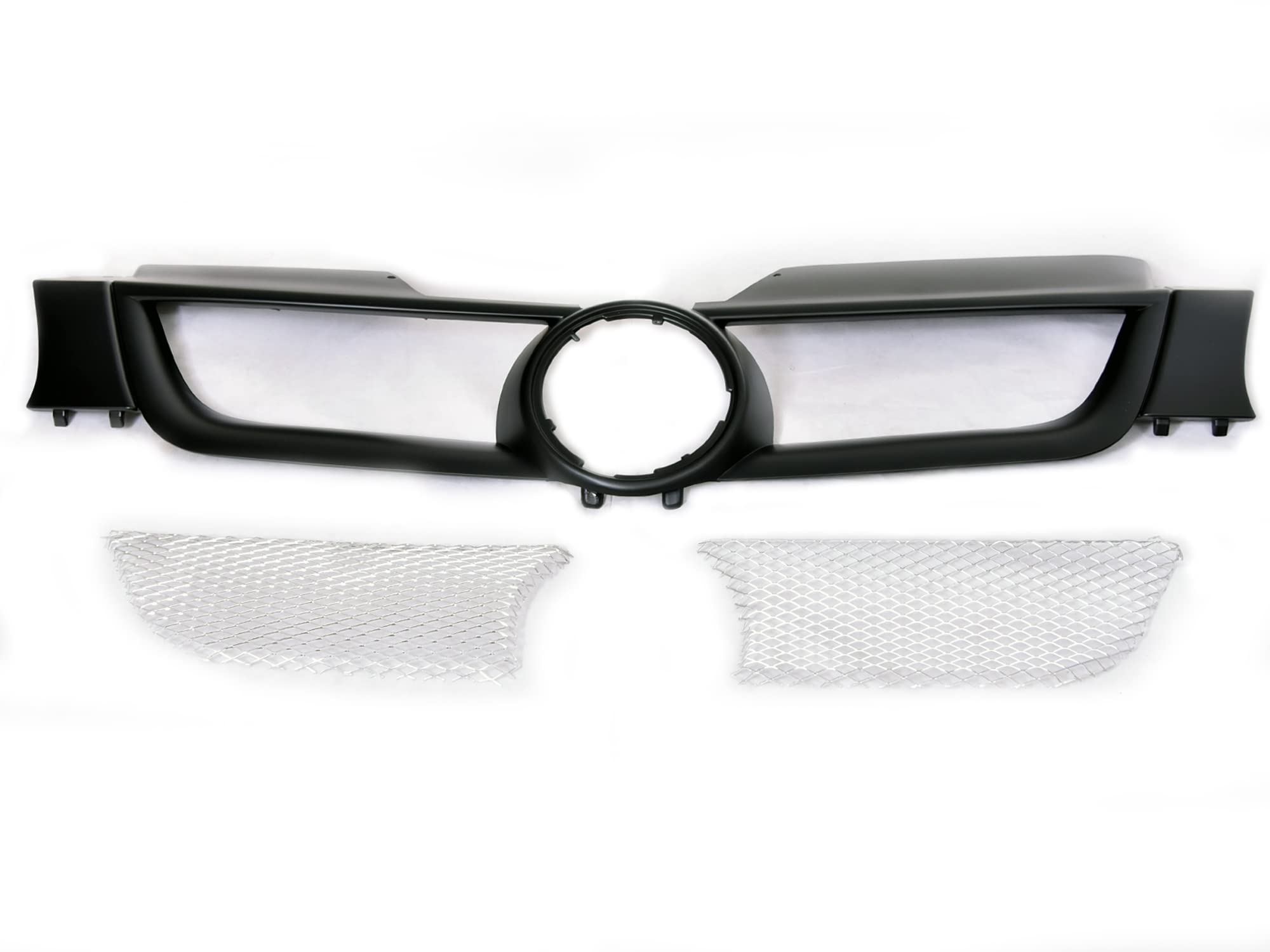 7165403 Armordillo USA Mesh Front Grill Grille - Matte Black Fits 2006-2009 Volkswagen Rabbit