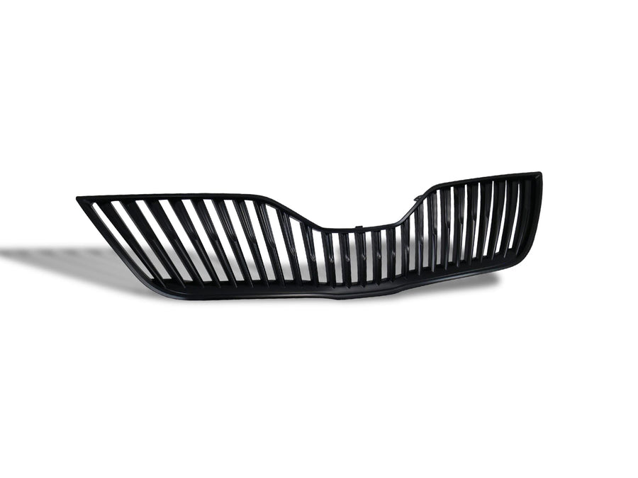 Vertical Grille Armordillo USA Fits 2010-2011 Toyota Camry-Gloss Black