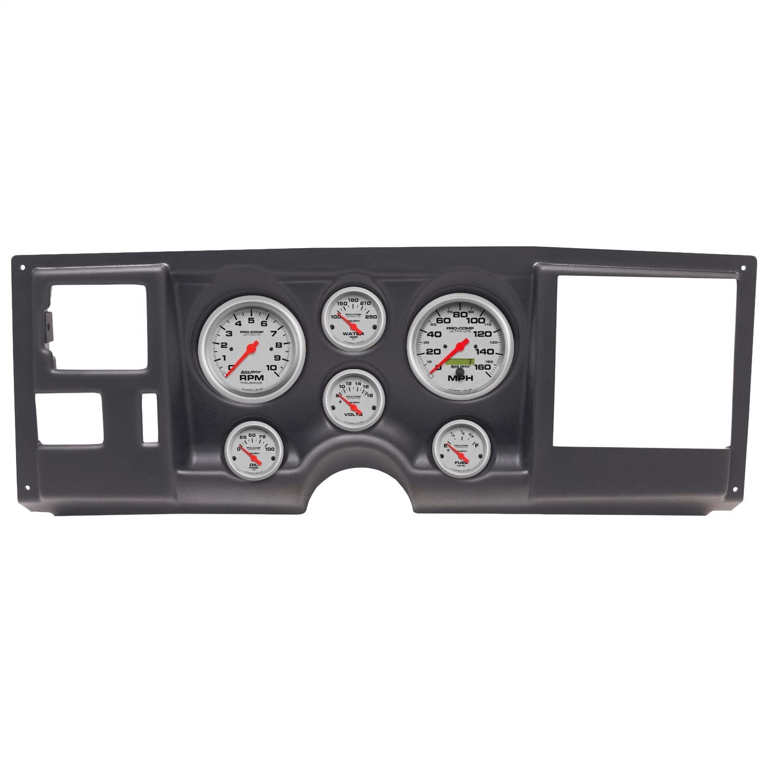 Auto Meter Direct Fit Dash Kit 2925-13, (3 3/8" X2, 2 1/16" X4), Chevy/Gmc Truck 88-94, Ultra-Lite