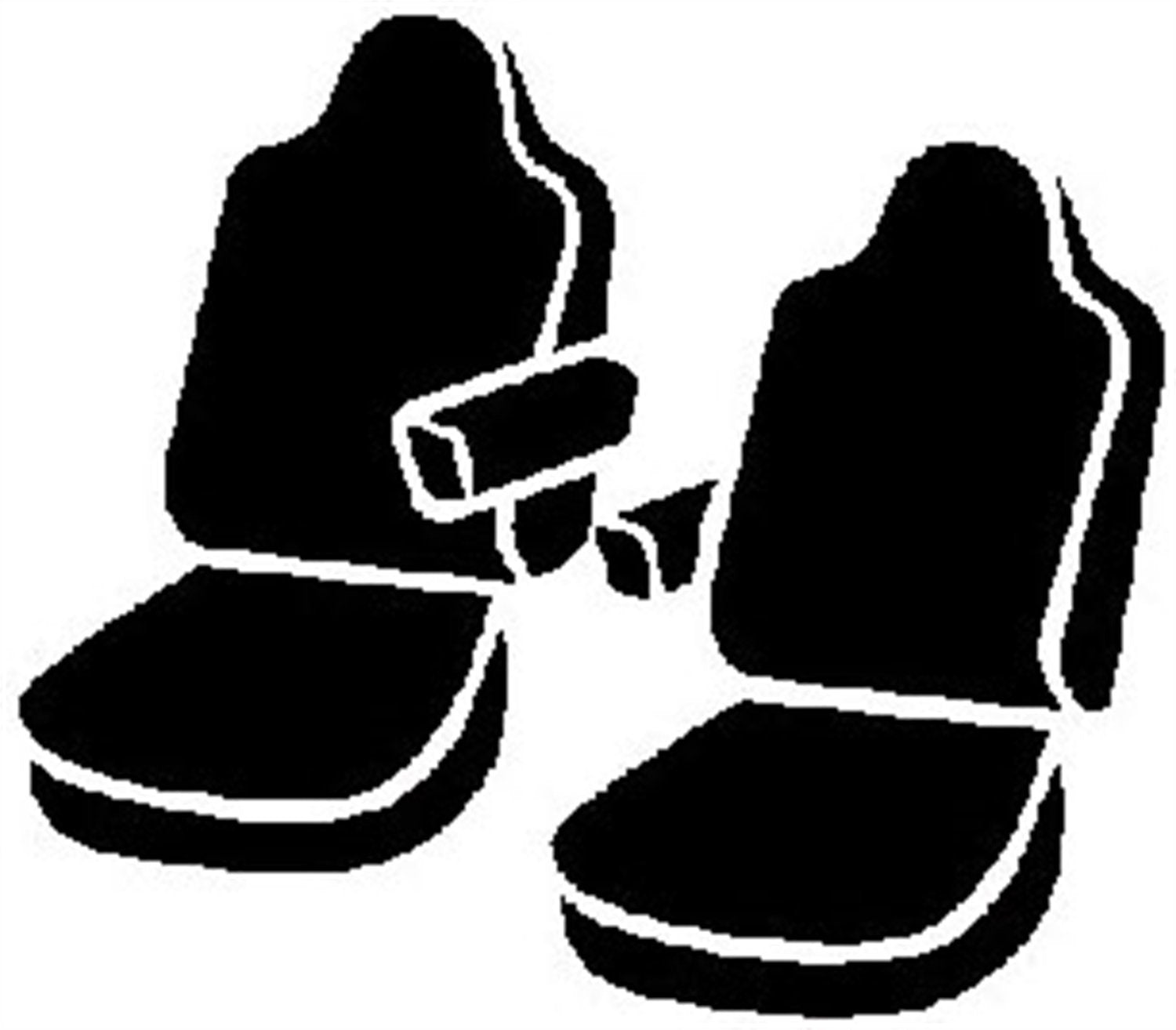 Custom Fit Fia TR47-11 GRAY Bucket Seats Front Seat Cover - Saddle Blanket, (Gray)