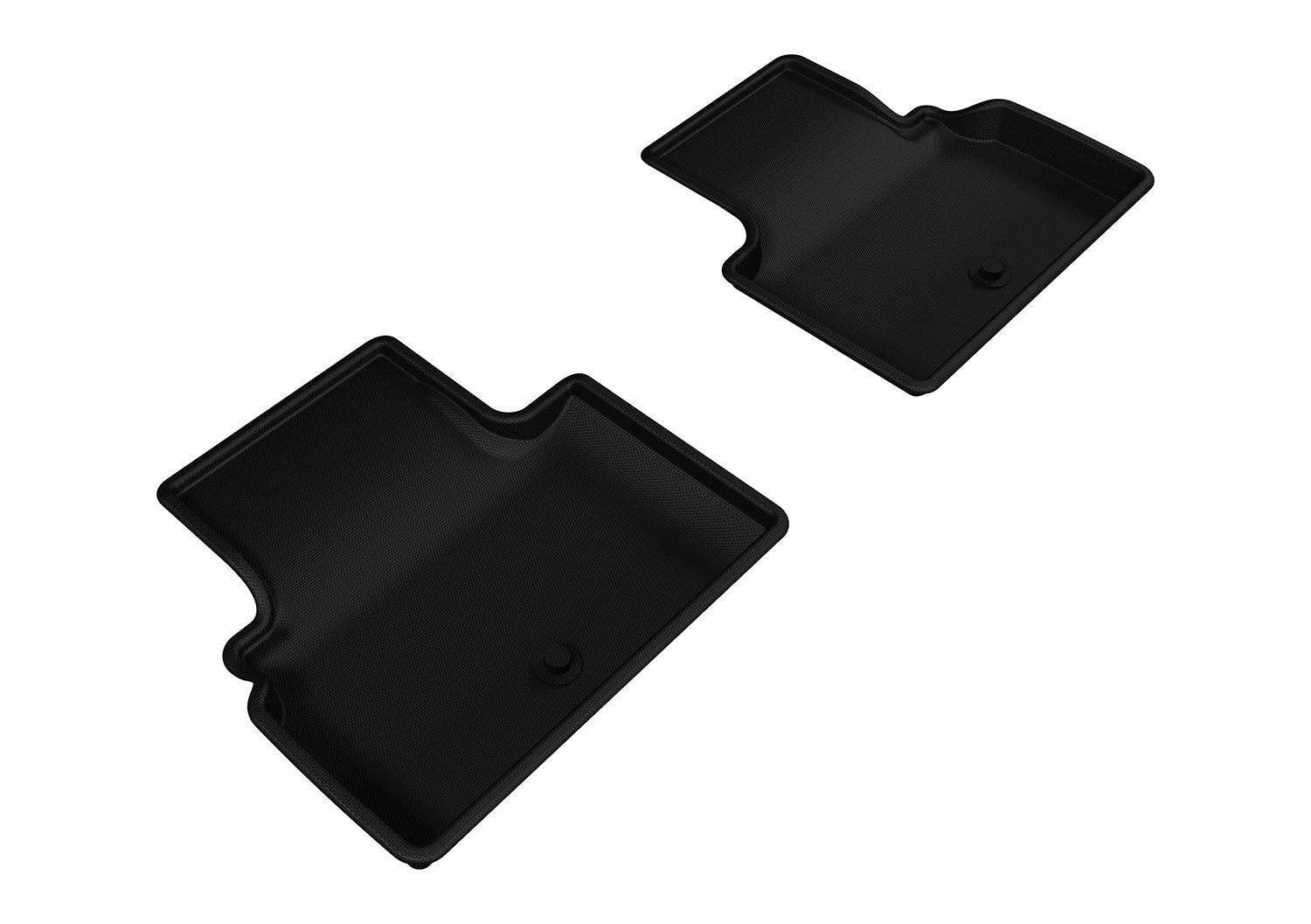 Kagu 3D MAXpider Custom Fit Floor Mat (Black) Compatible with Infiniti Q50 2014-2024 - Second Row