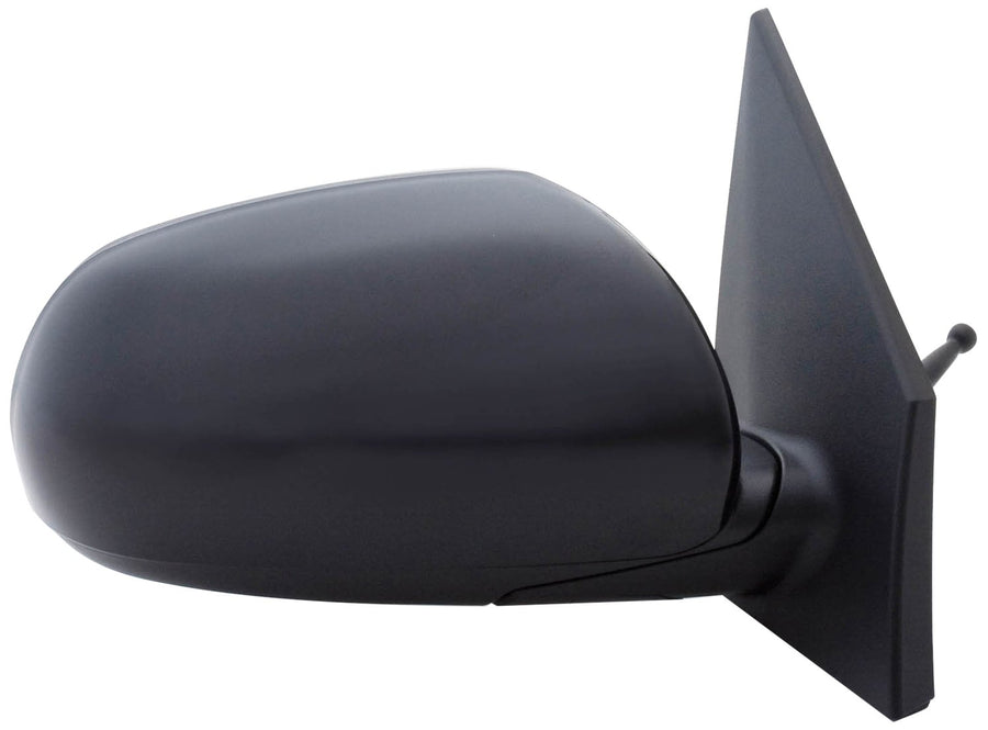 Fit System Side Passenger Mirror for Kia Rio 5/Rio Sedan, Black, PTM Cover, Foldaway, Manual Remote