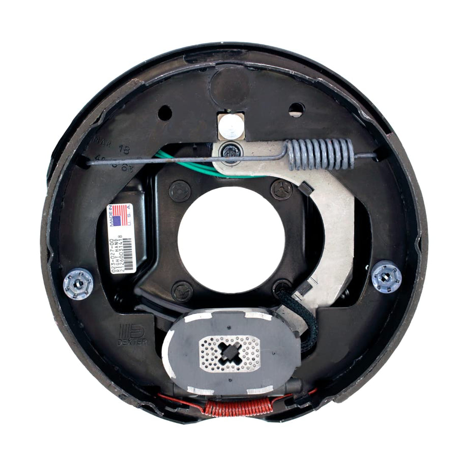 DEXTER AXLE K23-027-00 Right Hand Electric Brake Assembly, Fits 13" to 15" Wheels, 3,500lbs