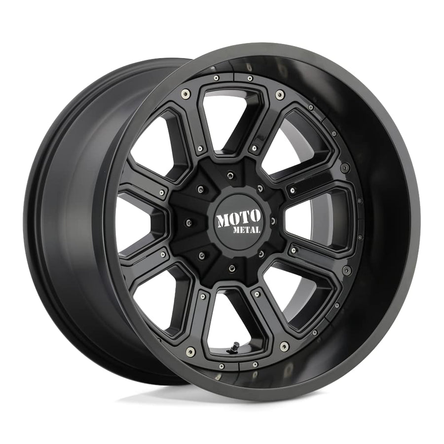 Moto Metal 20X12 MO984 BLANK GBLK-INS M-BLK -44MM (108-140) - MO98421200744N