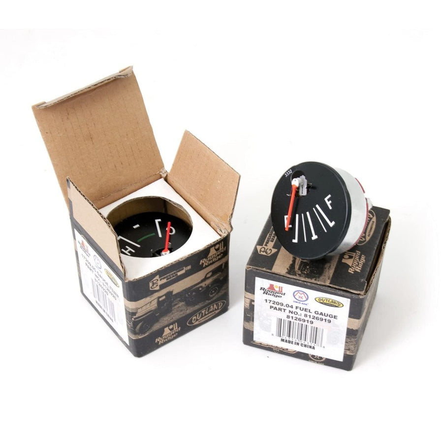 These Omix-ada replacement fuel and temperature gauges fit 55-86 Jeep CJ models. 17209.01