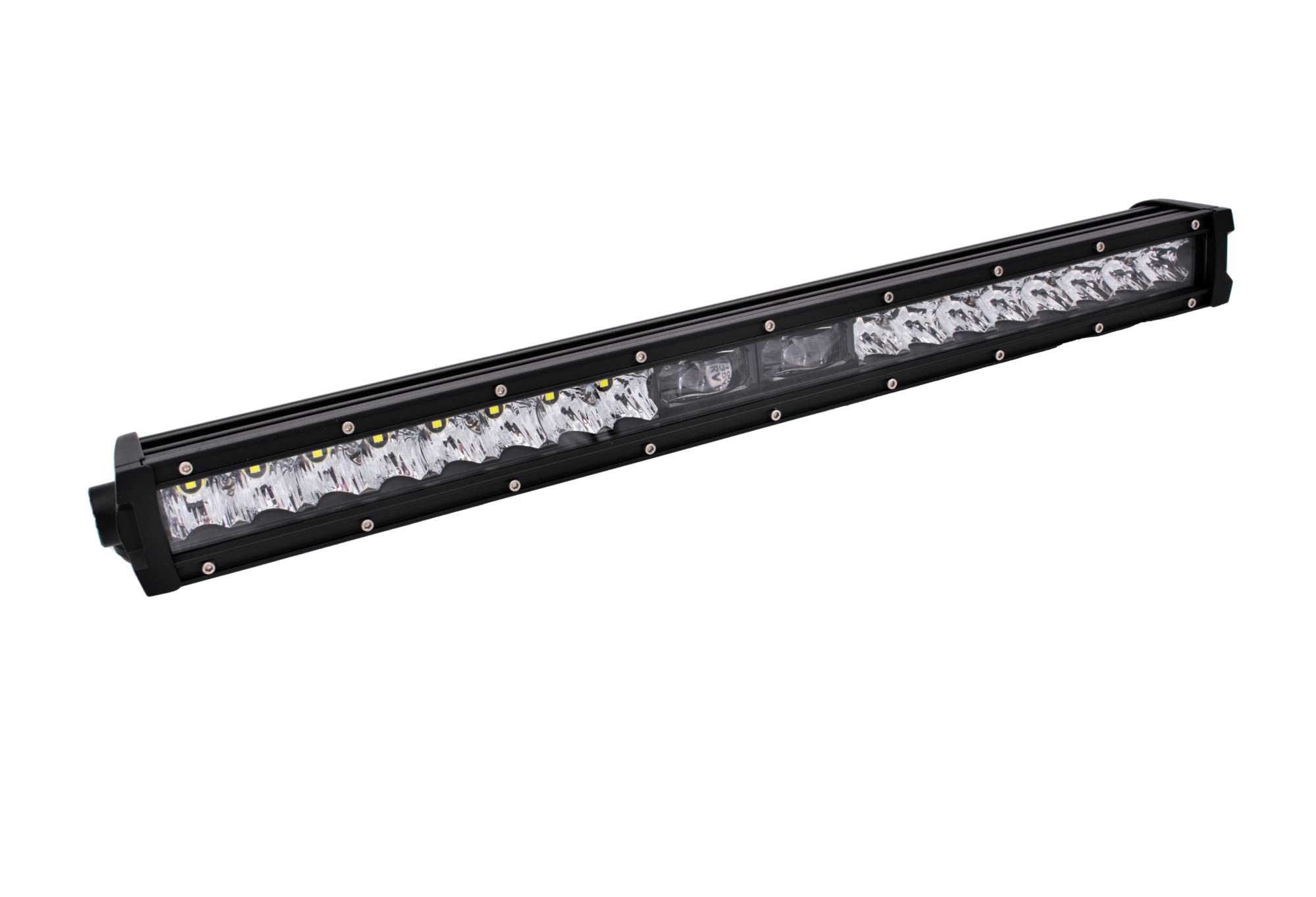 20" Rugged Ridge Light Bar, Single Row | Black | 15209.13 | Fits Universal