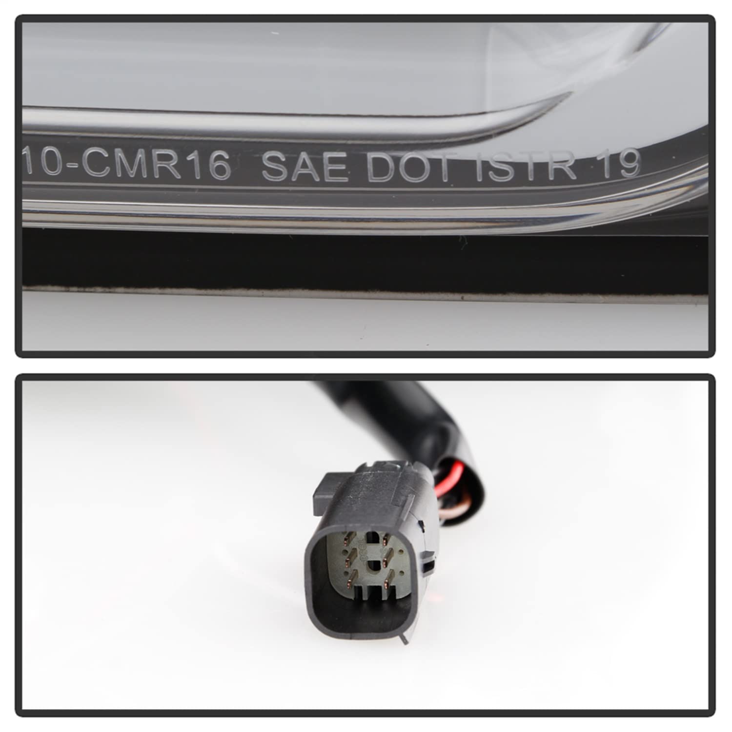 Euro Style Spyder Tail Lights (ALT-YD-CCAM16LED-SEQ-BK)