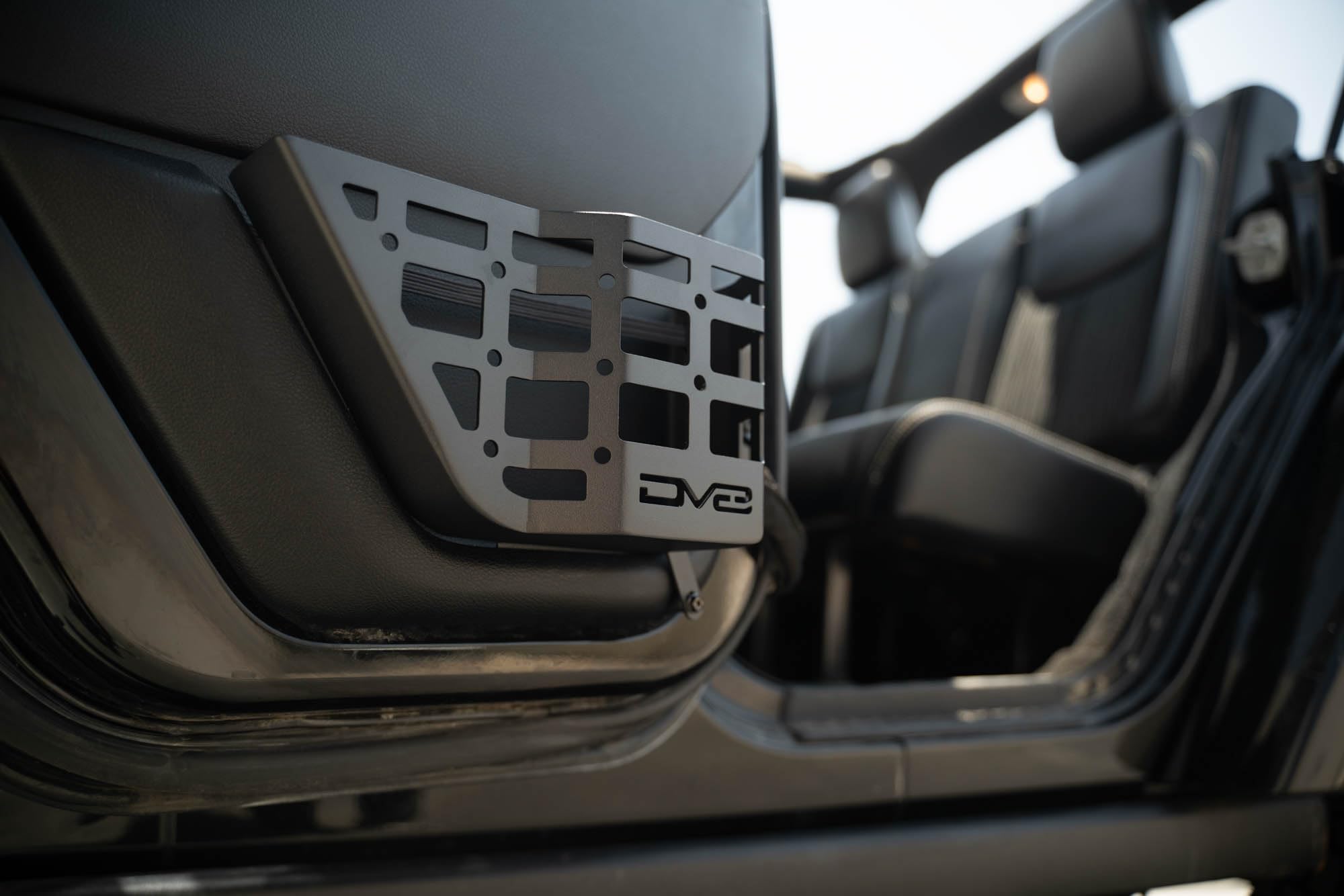 Rear Door Pocket Molle Panels DV8 Offroad for 2011-2018 Jeep Wrangler JK | Replaces The Weak Factory Netting | Molle Panel Design for Multiple Mounting Solutions | Sold as a Pair