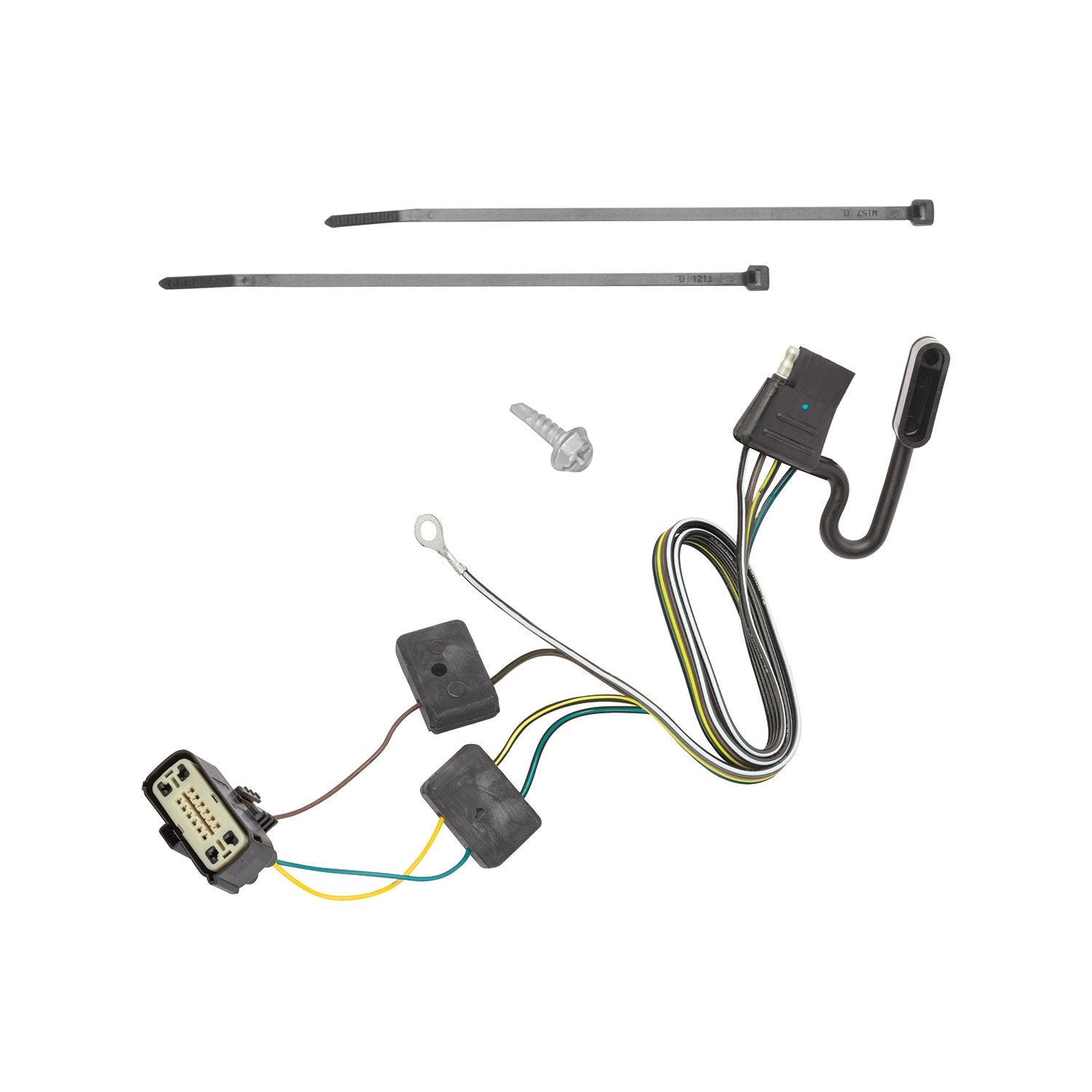 Tekonsha T-One® T-Connector Harness, 4-Way Flat, Chevrolet Traverse Compatible with Select Buick Enclave