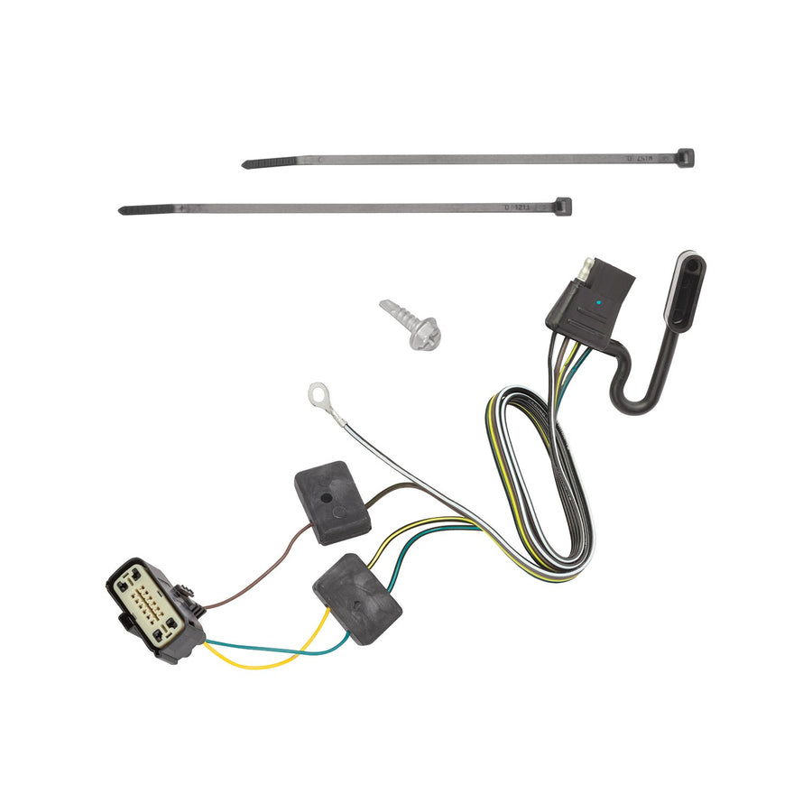 Tekonsha T-One® T-Connector Harness, 4-Way Flat, Chevrolet Traverse Compatible with Select Buick Enclave