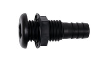 3/4" Thru-Hull Straight BLK