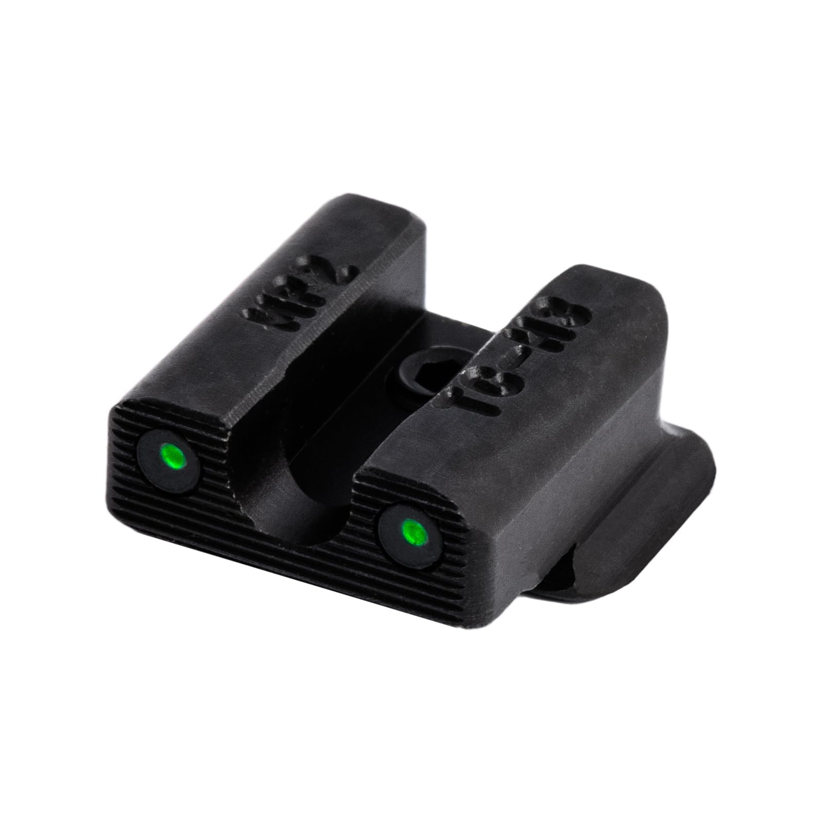 TRUGLO Tritium Pro Night Sights, Bodyguard 380 Compatible with Smith & Wesson | Glow-in-The-Dark Front & Rear Gun Sight Set with Orange Focus Lock Front Ring