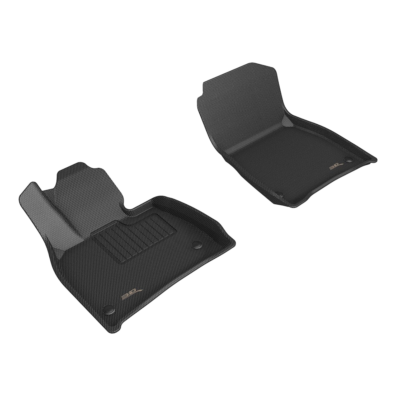 3D MAXpider Kagu Custom Fit Floor Mat (Black) Compatible with BMW X1 2023-2026 - 1st & 2nd Row