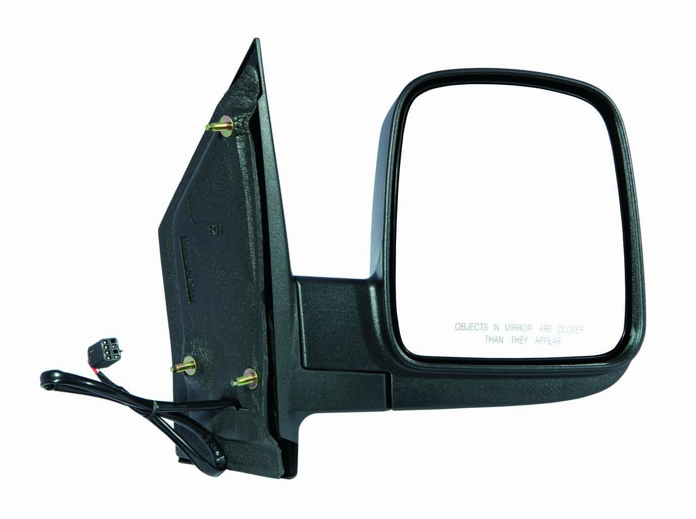 Chevy Express/GMC Savana DEPO 335-5428R3EFH1 Textured Heated Power Mirror, Passenger Side, Black
